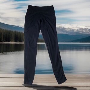 Victoria’s Secret Sport Women’s Blue Purple Black Leggings Side Mesh Size Small